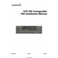 Garmin GTX 3X5 Transponder TSO Installation Manual 190-01499-02