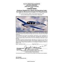 Cirrus SR20 Pilot's Operating Handbook and Airplane Flight Manual 2013