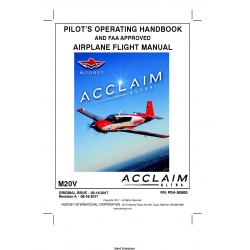 Mooney M20V Acclaim Ultra Pilot's Operating Handbook
