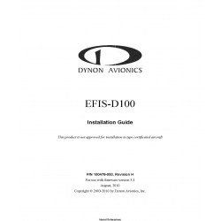 Dynon EFIS-D100 Installation Guide 2010  P/N 100478-000