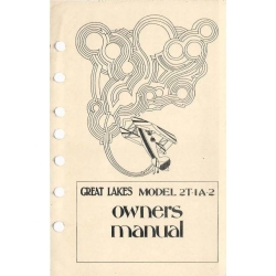 Great Lakes Model 2T-IA-2 Owners Manual