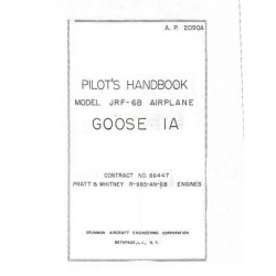 Grumman JRF-6B Airplane Goose 1A Pilot's Handbook