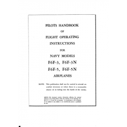 Grumman F6F-3-3N & F6F-5-5N Hellcat Airplane Pilot's Handbook