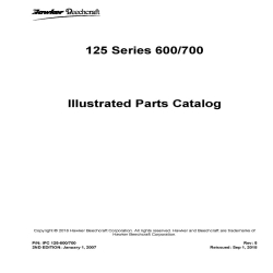 Beechcraft Hawker 125 Series 600 700 Illustrated Parts Catalog IPC-125-600-700