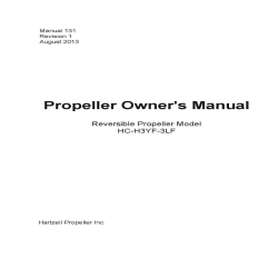 Hartzell Propeller HC-H3YF-3LF Owner's Manual 131