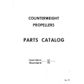 Hamilton Standard Counterweight Propellers Parts Catalog No.111