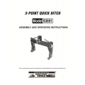Harbor SKU 93691 3-Point Quick Hitch Assembly and Operating Instructions 2007