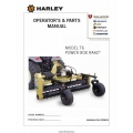Harley T6 Power Box Rake Operator's & Parts Manual