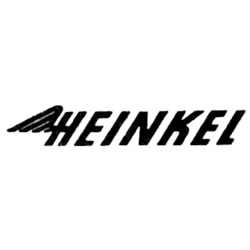 Heinkel Aircraft Logo Decal-Sticker! 7" wide by 1.25" high! 