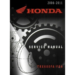 Honda ATV Rincon TRX680FA & TRX680FGA Service Manual 2006 - 2011
