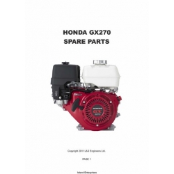 Honda GX270 Spare Parts Manual 2011
