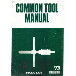 Honda Goldwing Motorcycle Common Tool Manual 1979