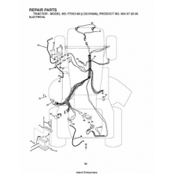 Husqvarna YTH2148 (LO21H48A) Tractor Repair Parts Manual