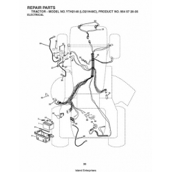 Husqvarna YTH2148 (LO21H48C) Tractor Repair Parts Manual