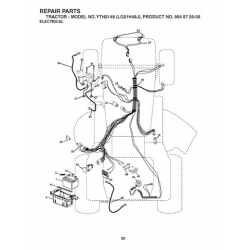 Husqvarna YTH2148 (LO21H48J) Tractor Repair Parts Manual