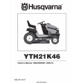 Husqvarna YTH21K46 (96043009500) Tractor/ Ride Mower Owners Manual 2009-2010