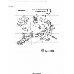 Hydro Garden Tractor 13039 16HP (S/N 130390100101) Parts Assembly and Diagram