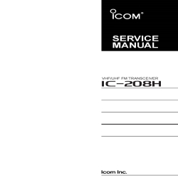 Icom IC-208H Service Manual S-14001HZ-C1