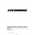  Lycoming IO-360-P1A Engine Installation and Operation Manual IOM-IO-360-P1A