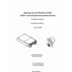 Icarus SAM GPSS Converter/Annunciation System Installation Manual 2007