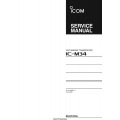 Icom IC-M34 VHF Marine Transceiver Service Manual 2006