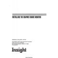 Insight 602 Graphic Engine Monitor Installation Manual 1994
