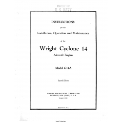 Wright Cyclone 14 C-14A Instruction for the Installation, Operation and Maintenance