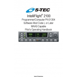 S-TEC IntelliFlight 2100 Pilot's Operating Handbook 3rd Edition