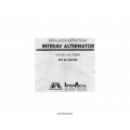 Interav Alternator 1255A STC SA 334 SW Installations Instructions $4.95