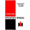 International Cub Cadet 782 Diesel Tractor Operator's Manual