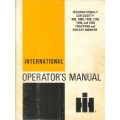 International Cub Cadet 800, 1000, 1200, 1250, 1450 and 1650 Tractors and Rotary Mowers Operator's Manual