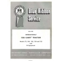 International Cub Cadet Tractor Models 72, 104, 105, 124 and 125 and IH Equipment Service Manual