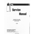 International Harvester Engine, Fuel and Electrical Systems Kubota Diesel GSS-1509 Service Manual 1984