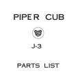 Piper Cub J-3 Parts List