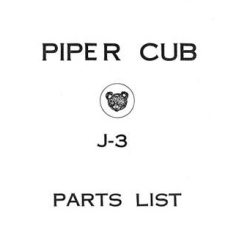Piper Cub J-3 Parts List