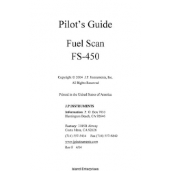 J.P Instruments FS-450 Fuel Scan Pilot's Guide 2004