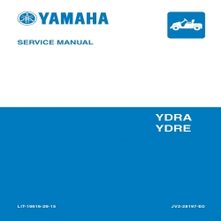 Yamaha YDRA-YDRE Service Manual LIT-19616-29-15