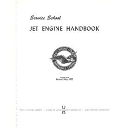 Pratt & Whitney Jet Engine Service School Handbook 1959-1962