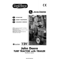 John Deere 12V Turf Tractor with Trailer IGOR0040 Instruction Manual 2008