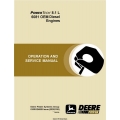 John Deere 6081 OEM Diesel Engines Operation and Service Manual 2000