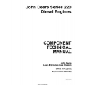 John Deere Series 220 Diesel Engines Component Technical Manual 1989 - 1993