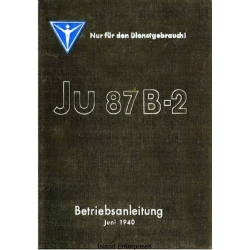 Junkers Ju 87 B2 Betriebsanleitung