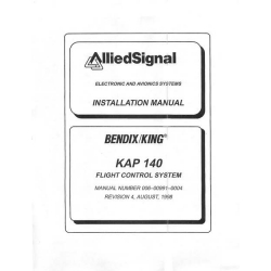 KAP 140 Bendix King Flight Control System Installation Manual 006-00991-0004