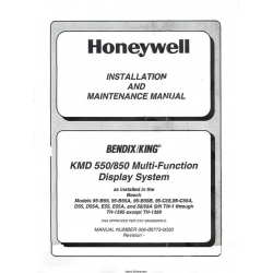 KMD 550/850 Multi-Function Display System Installation and Maintenance Manual 006-00773-0000