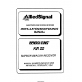 Bendix King KR22 Marker Beacon Receiver Installation & Maintenance Manual 006-00157-0002
