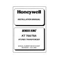 Bendix King KT 76A-78A ATCRBS Transponder Installation Manual 006-00143-0007