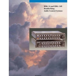 King KMA 24 and KMA 24H Audio Control System Manual