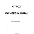 Kitfox Model II Owners Manual 1991