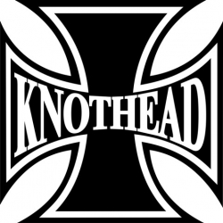 Knothead Iron Cross Helmet/Tank Decals/Stickers 3"x3"