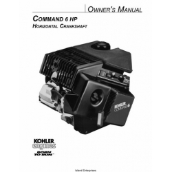 Kohler Command 6 HP Horizontal Crankshaft Owner's Manual